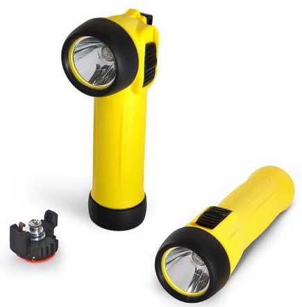 Wolf ATEX Safety Torch With LED for Hazardous Areas Zone 1 & Zone 2